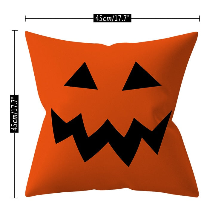 Halloween Pumpkin Cushion Cover 45x45cm
