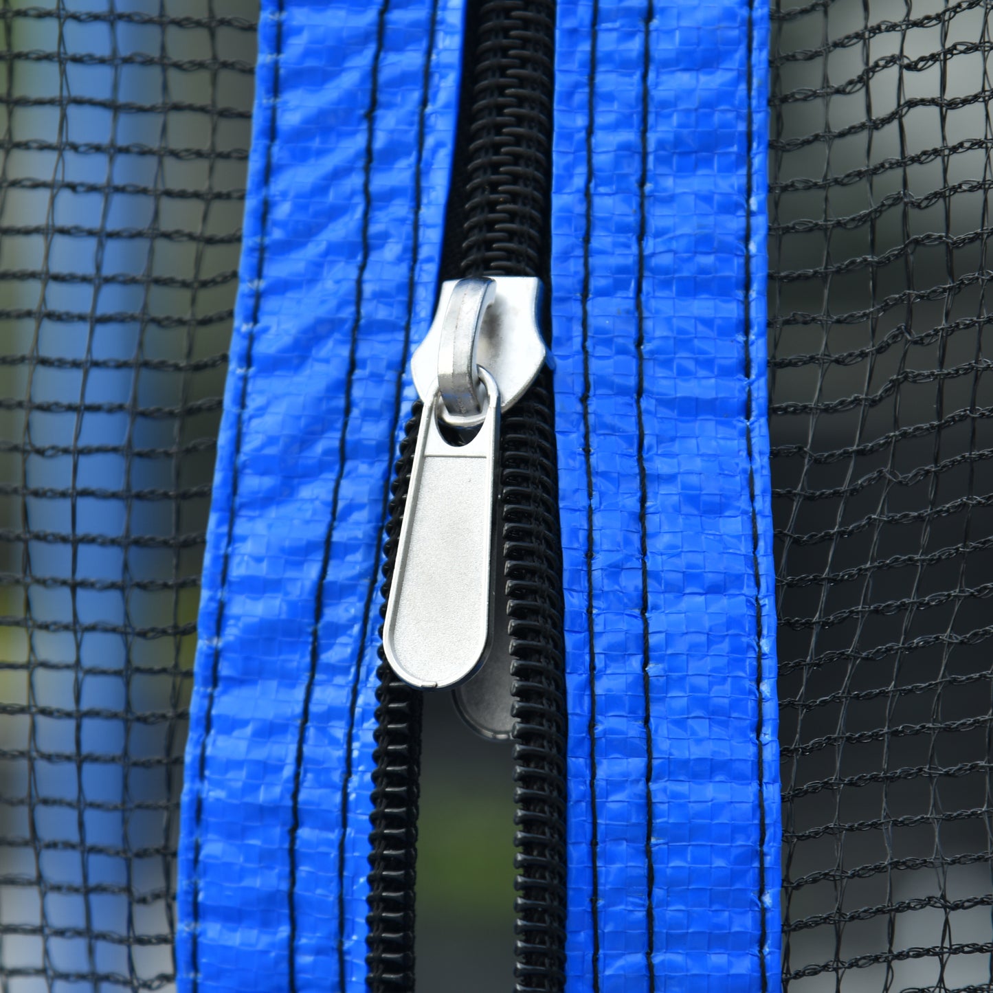 14FT Outdoor Trampoline with Basketball Hoop & Safety Net