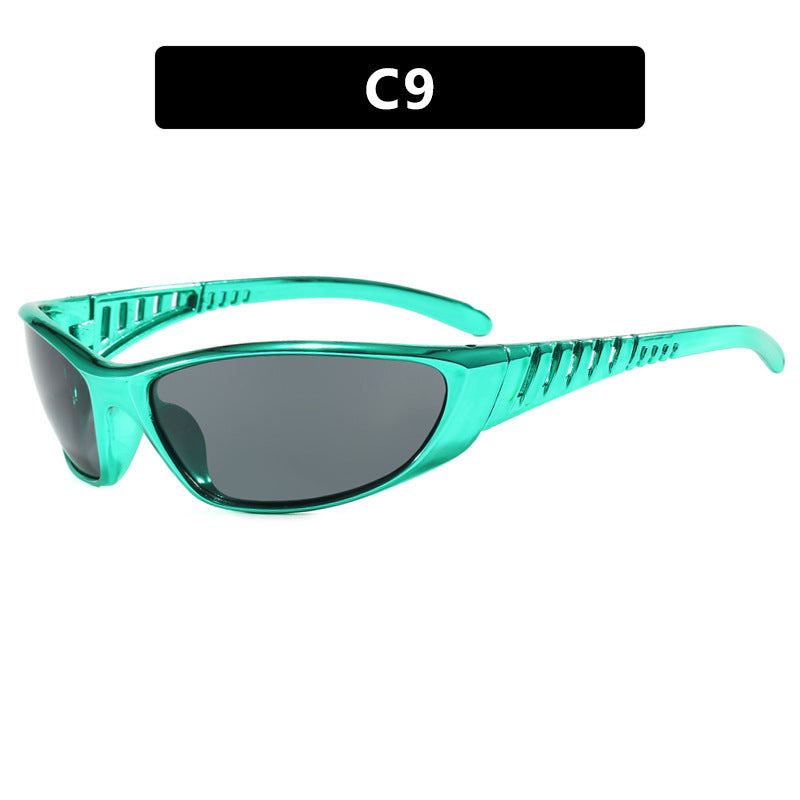 Y2K Retro Future Tech Sunglasses for Women