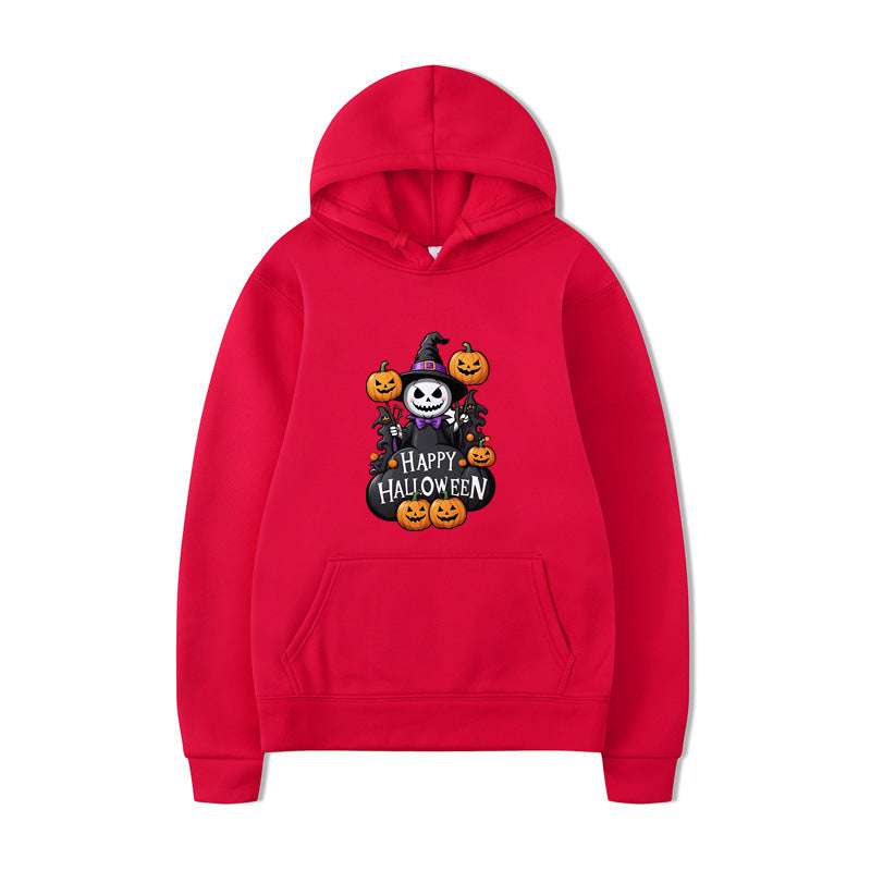 Halloween Printed Hoodie Sweatshirt