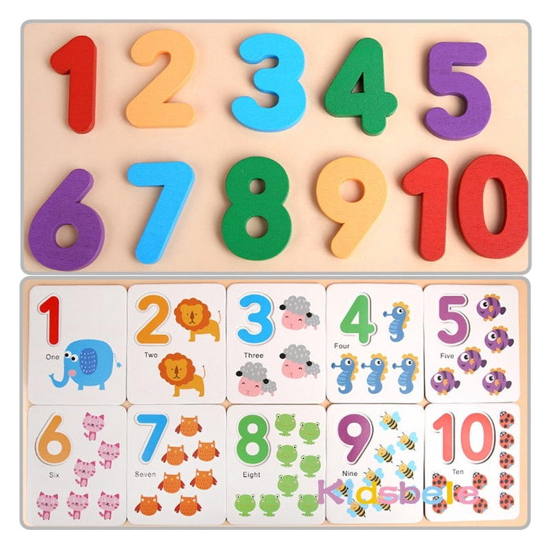 Montessori Wooden Math Learning Toy for Kids