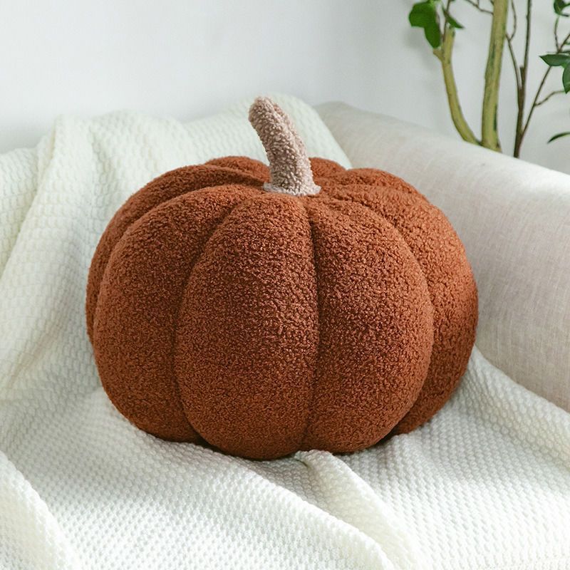 3D Pumpkin Plush Pillow
