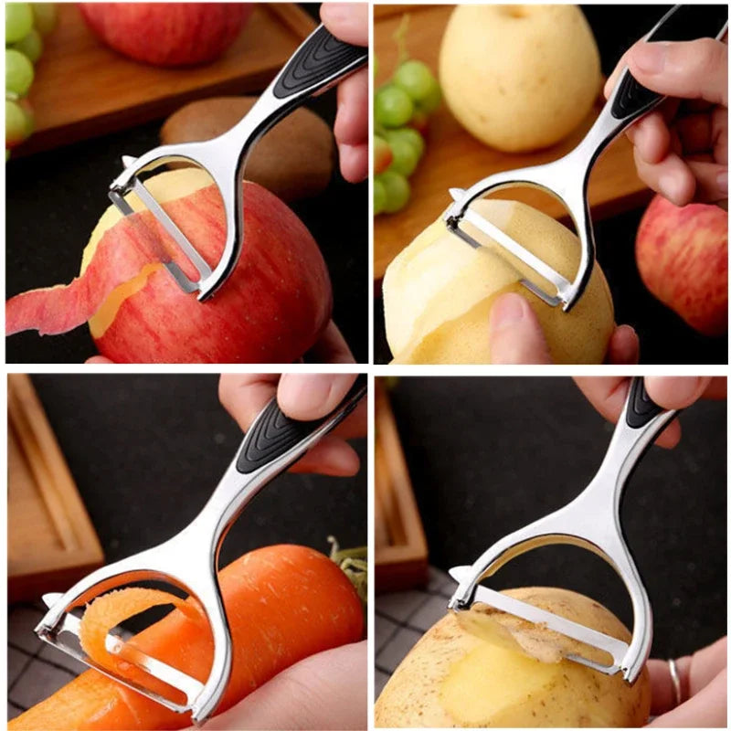 Stainless Steel Multi-Function Vegetable & Fruit Peeler