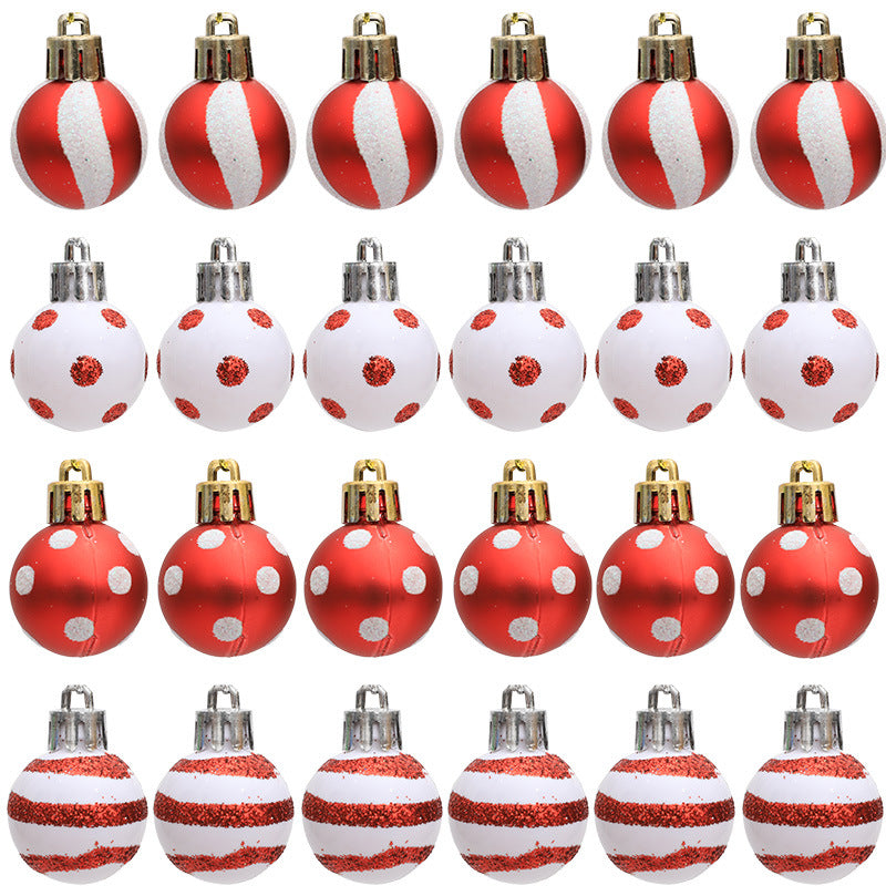 Mini Painted Christmas Balls
