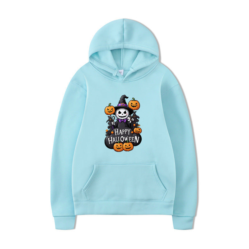 Halloween Printed Hoodie Sweatshirt