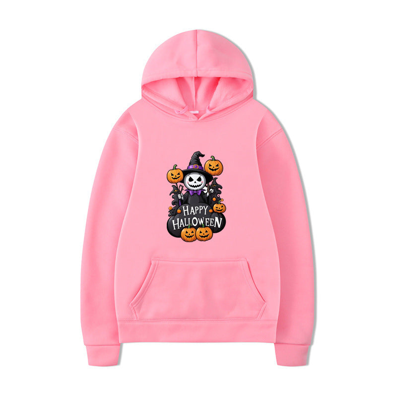Halloween Printed Hoodie Sweatshirt