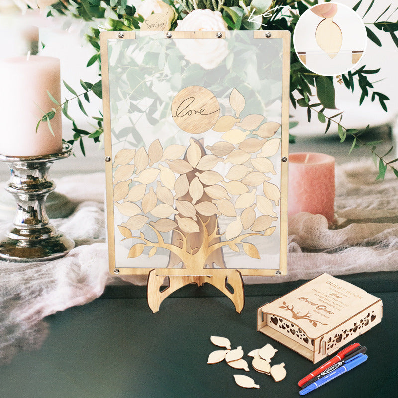 Wooden Wedding & Valentine Wishing Tree
