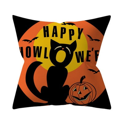Halloween Pumpkin Cushion Cover 45x45cm