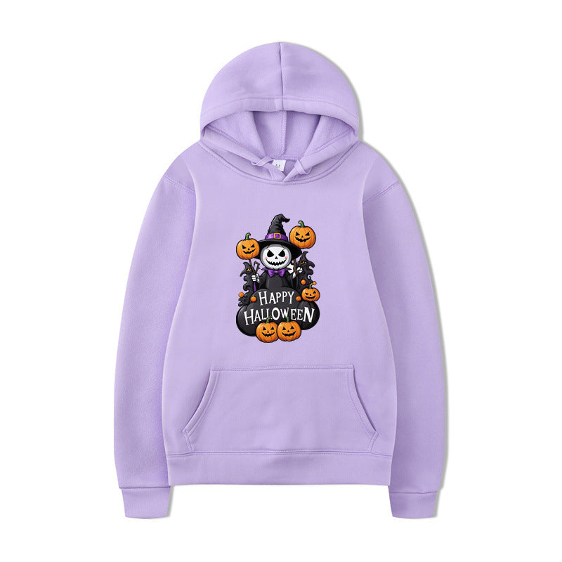 Halloween Printed Hoodie Sweatshirt