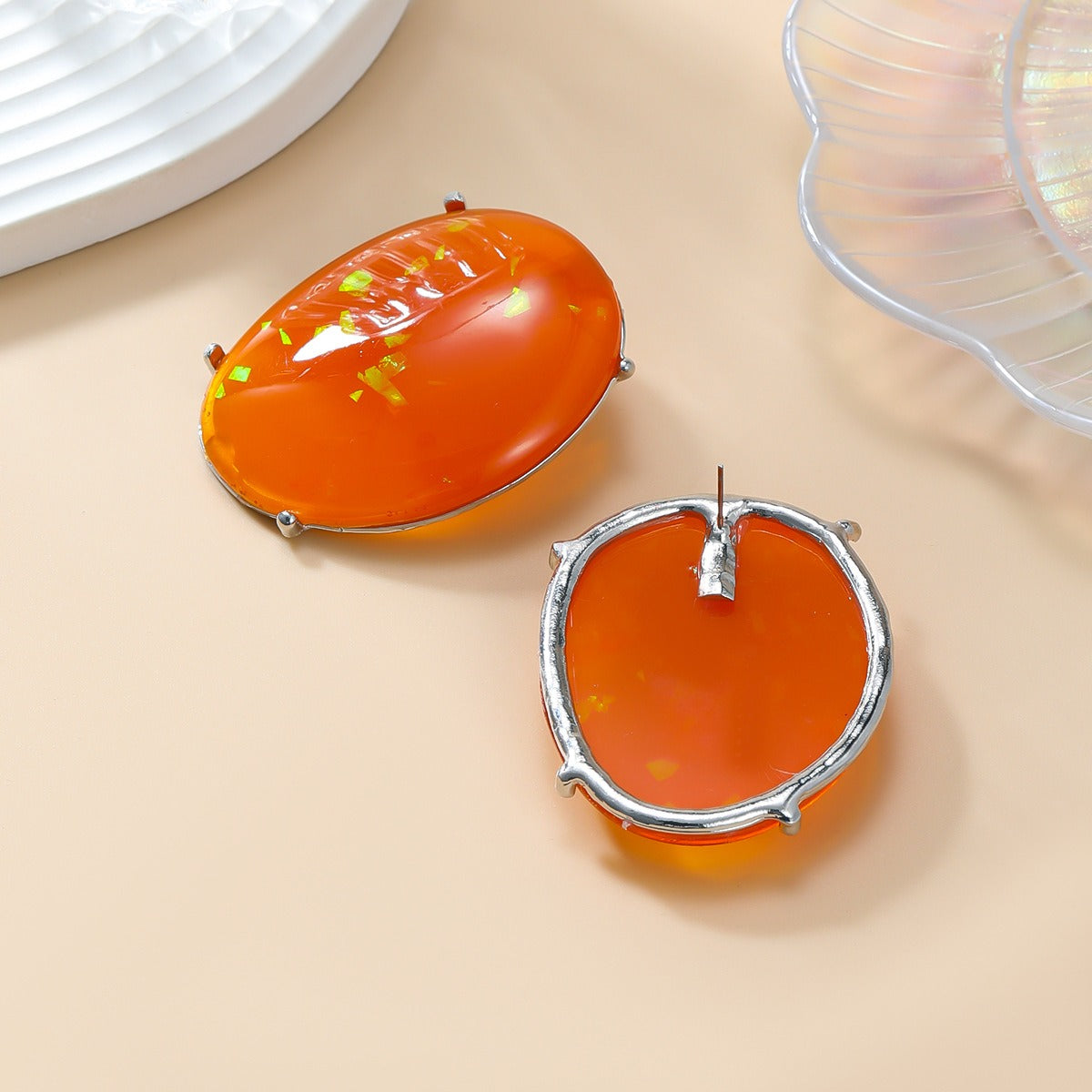 Holiday Resin Earrings for Women