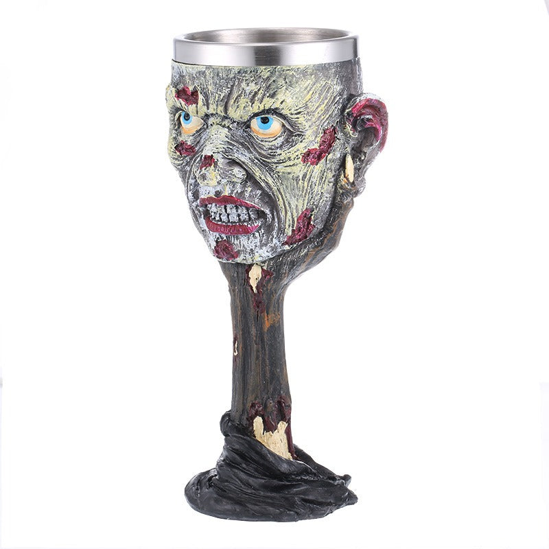 Zombie Resin Wine Goblet