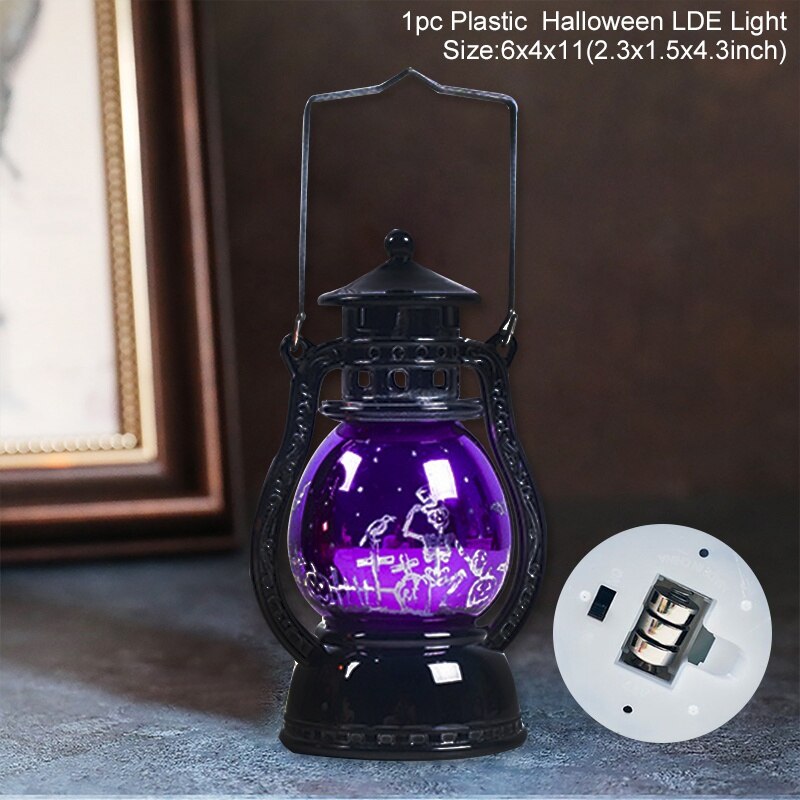 Halloween Retro Oil Lamp Decor