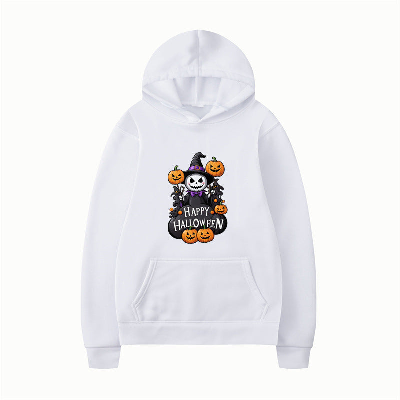 Halloween Printed Hoodie Sweatshirt