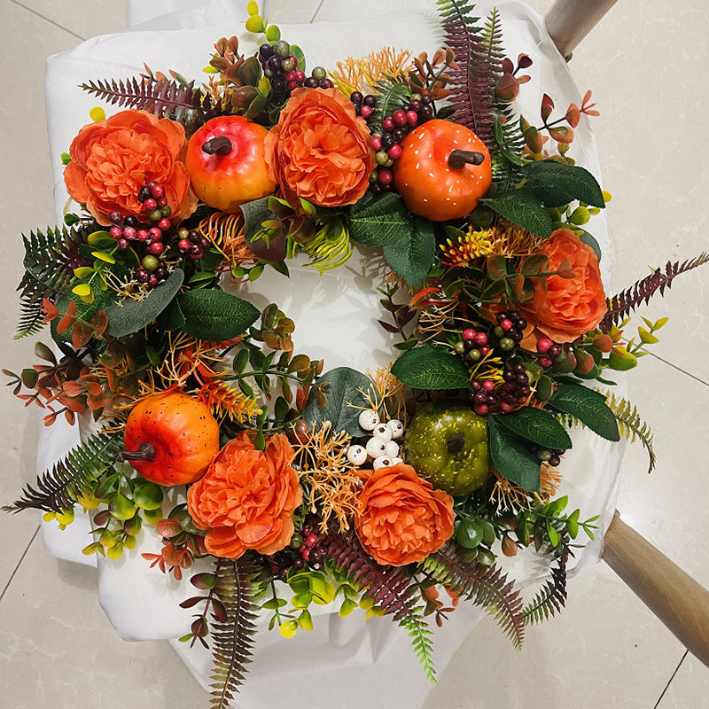 Thanksgiving Hanging Door Wreath