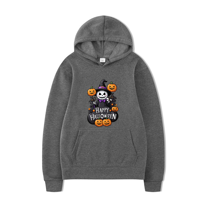 Halloween Printed Hoodie Sweatshirt