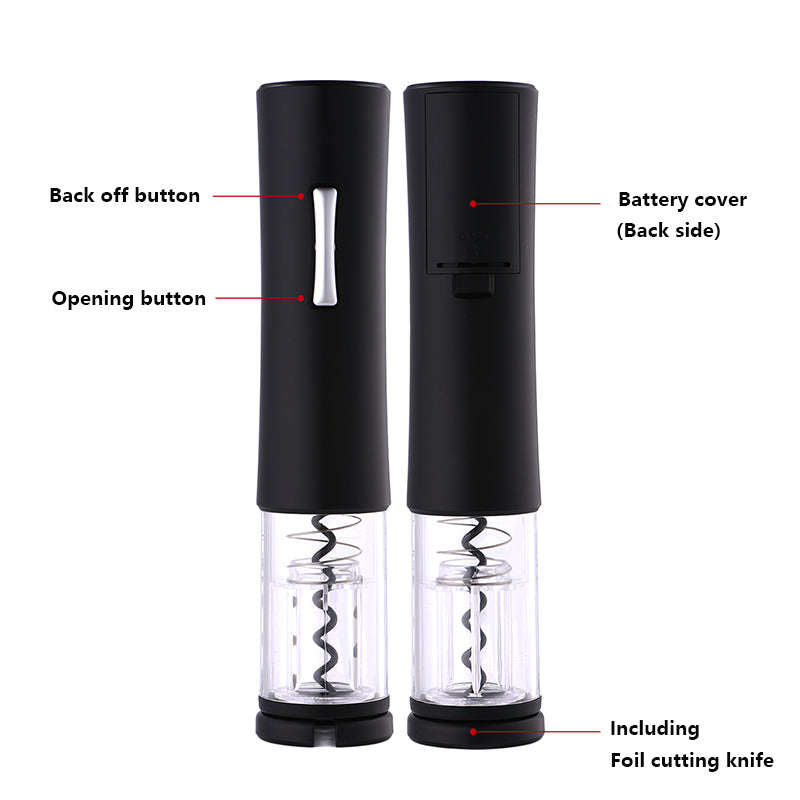 Electric Wine Bottle Opener with Foil Cutter