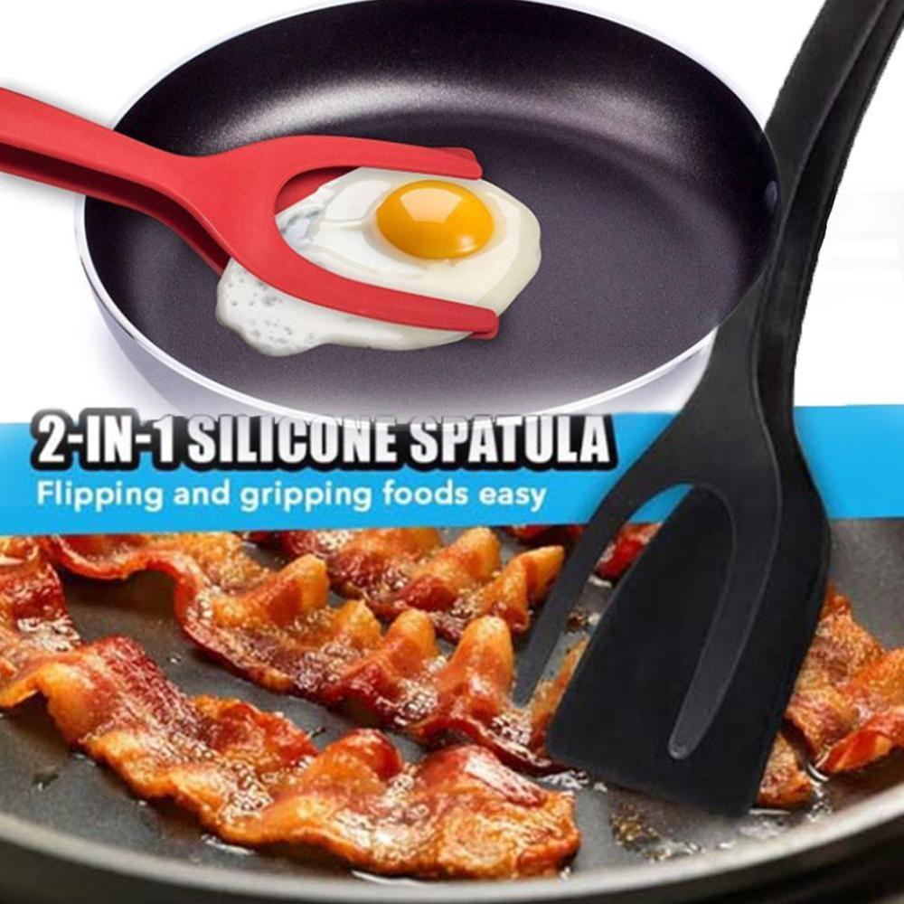 2-in-1 Spatula Tongs – Flip & Grip Kitchen Tool