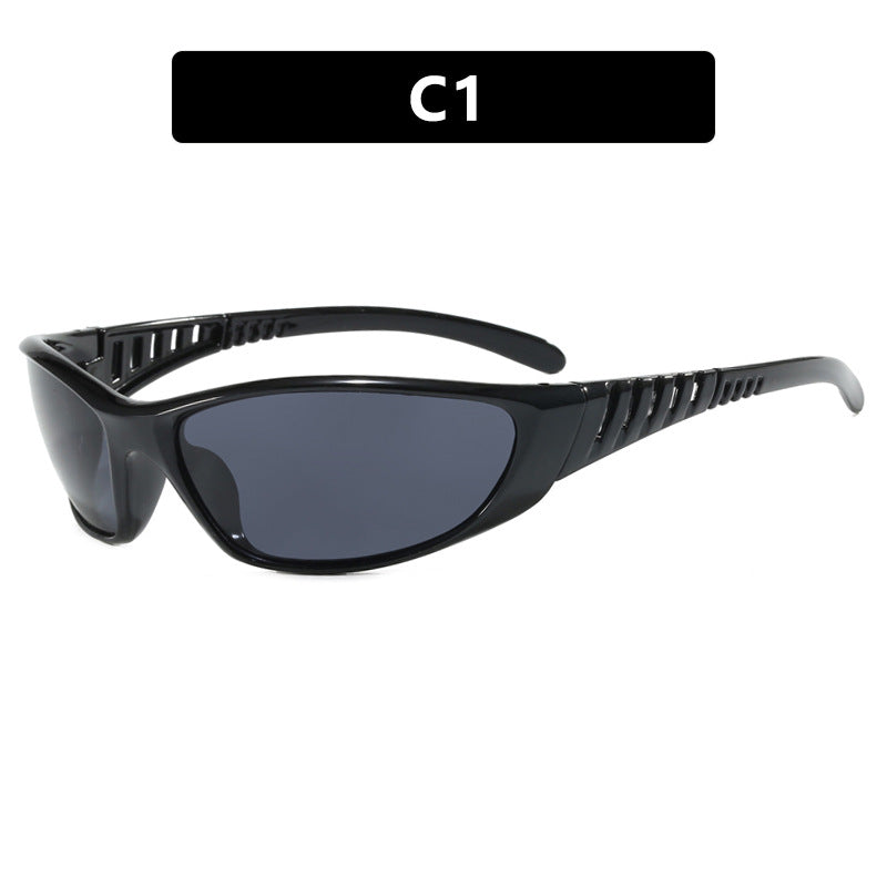Y2K Retro Future Tech Sunglasses for Women