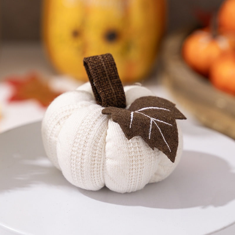 Knitted Pumpkin Harvest Ornament