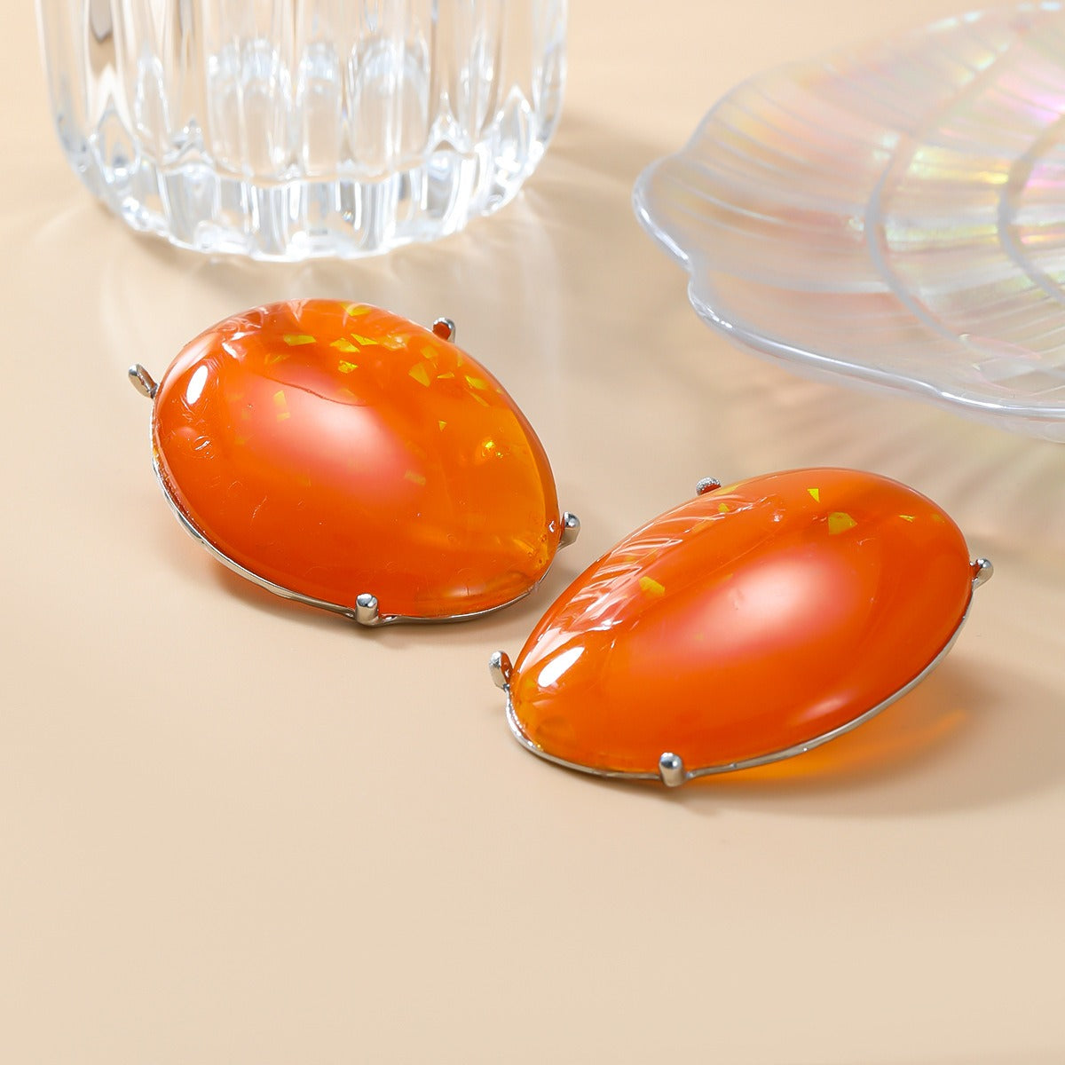 Holiday Resin Earrings for Women