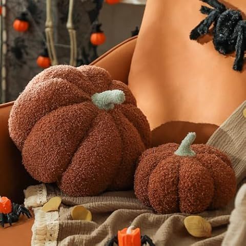 3D Pumpkin Plush Pillow