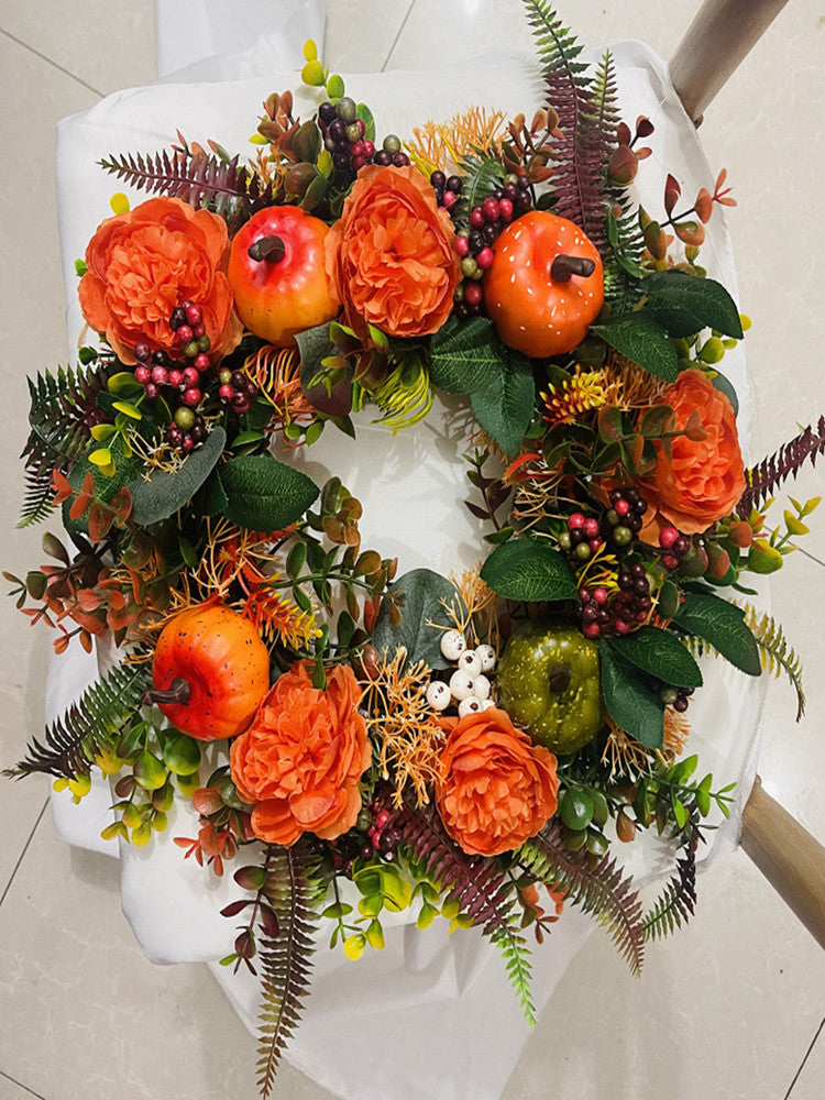 Thanksgiving Hanging Door Wreath