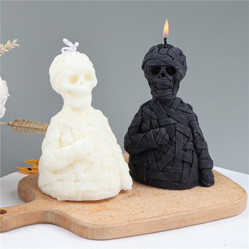 Zombie Skull Silicone Candle Mold