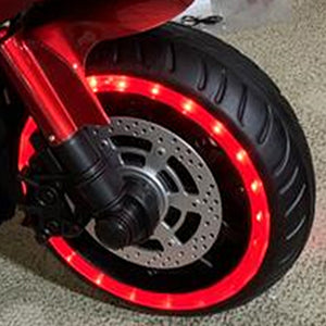 12V Kids Ride-On Motorcycle with Training Wheels