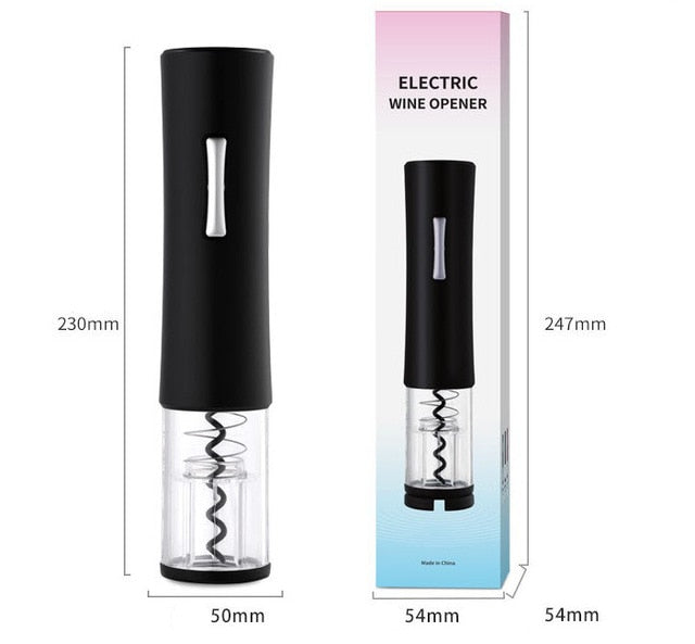 Electric Wine Bottle Opener with Foil Cutter