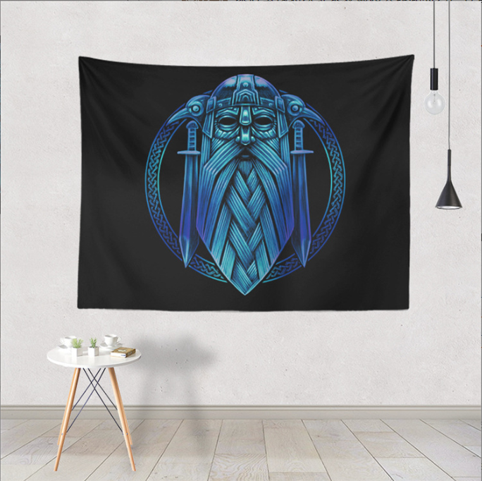 Nordic Viking Home Tapestry
