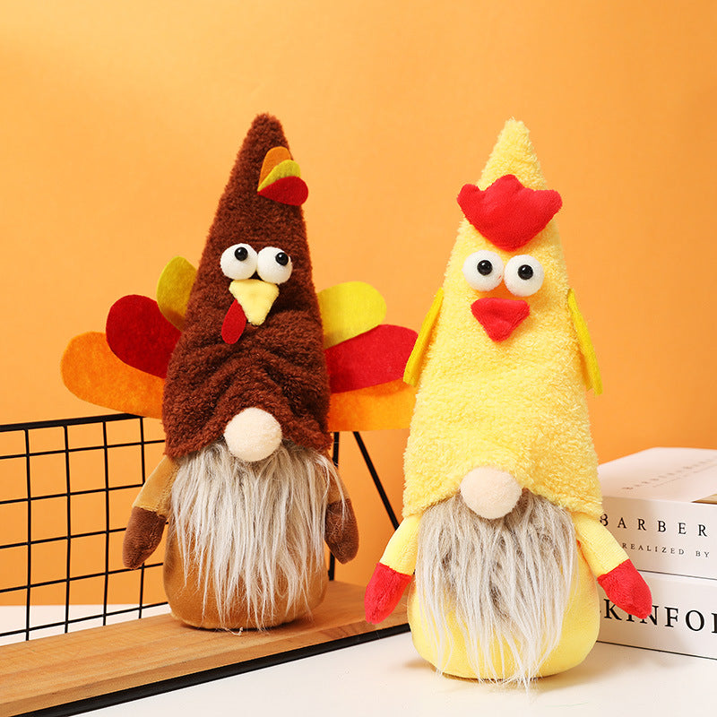 Thanksgiving Turkey Plush Doll