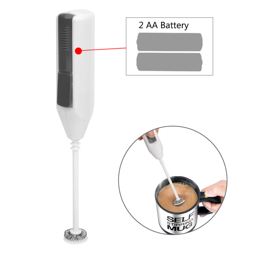 Portable Electric Milk Frother & Egg Beater