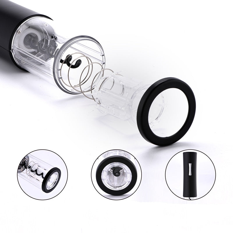 Electric Wine Bottle Opener with Foil Cutter