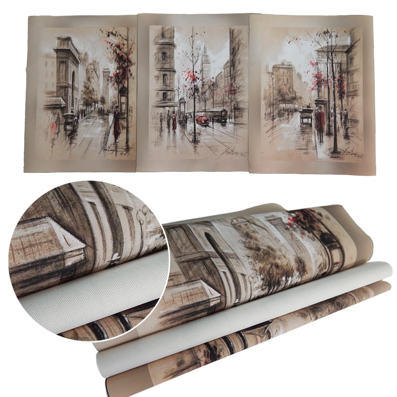 City Street Canvas Wall Art – Modern Home Decor