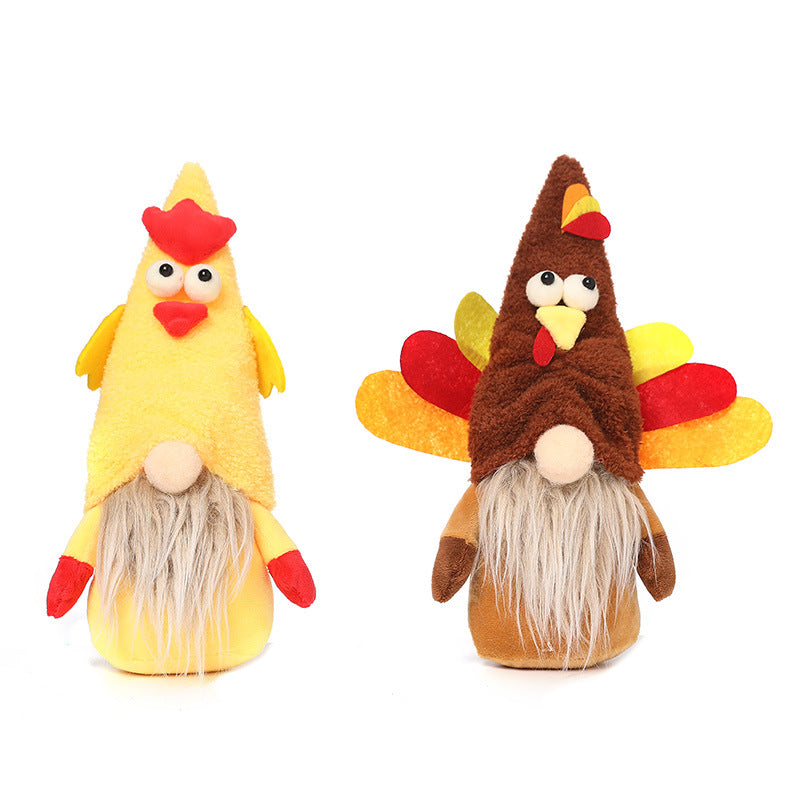 Thanksgiving Turkey Plush Doll