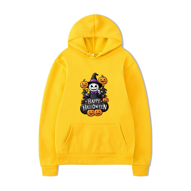 Halloween Printed Hoodie Sweatshirt