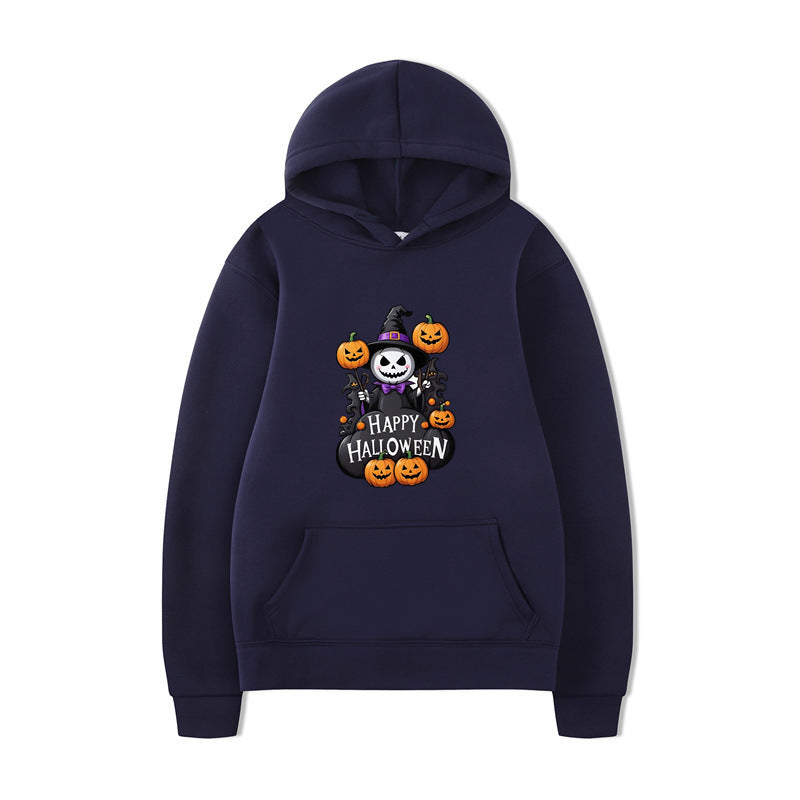 Halloween Printed Hoodie Sweatshirt
