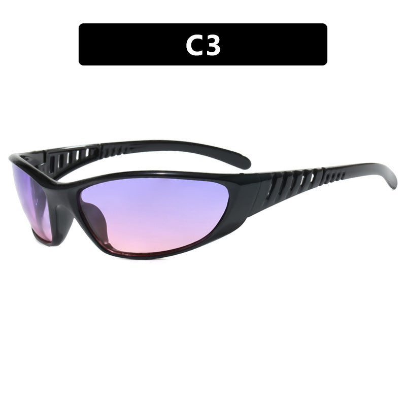 Y2K Retro Future Tech Sunglasses for Women