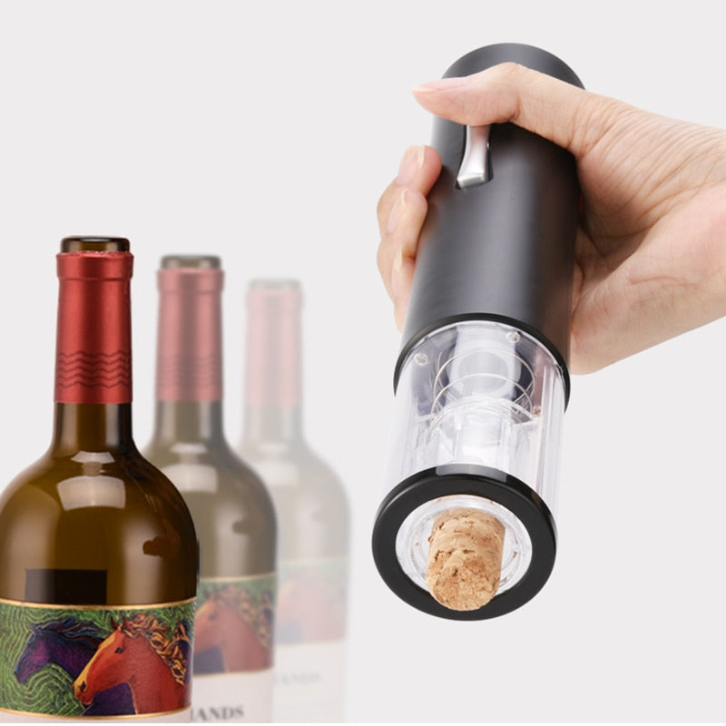 Electric Wine Bottle Opener with Foil Cutter