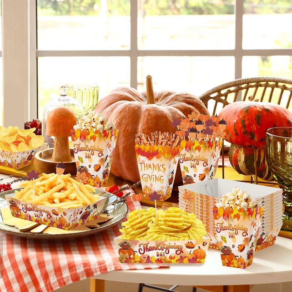 Thanksgiving Dinnerware Set (134 PCS)