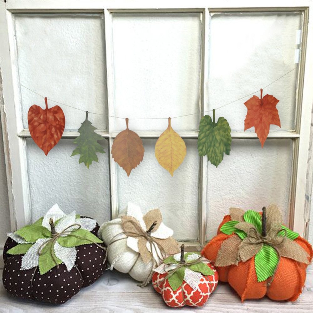 Autumn Leaves Garland Decoration