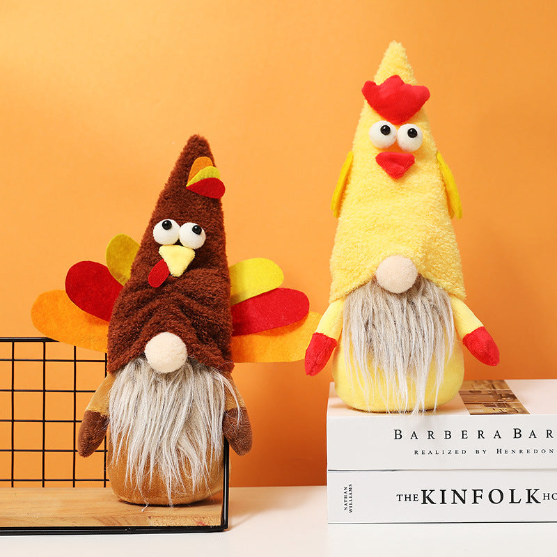 Thanksgiving Turkey Plush Doll