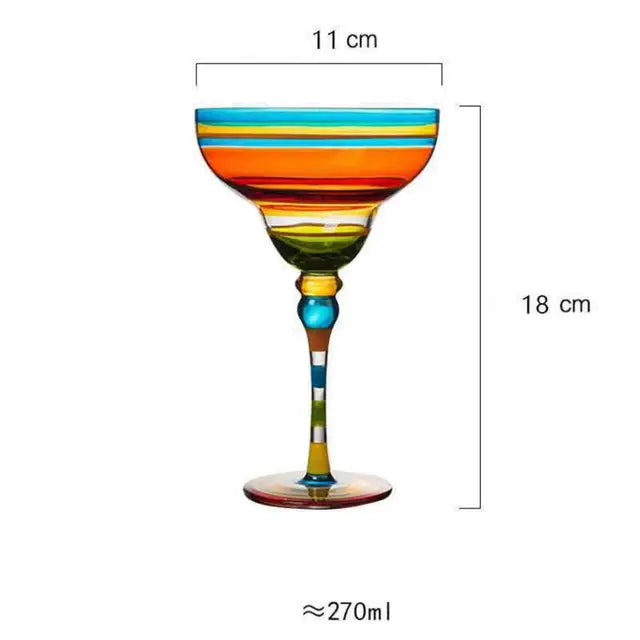 Colorful Wine & Cocktail Glasses – Party Drinkware