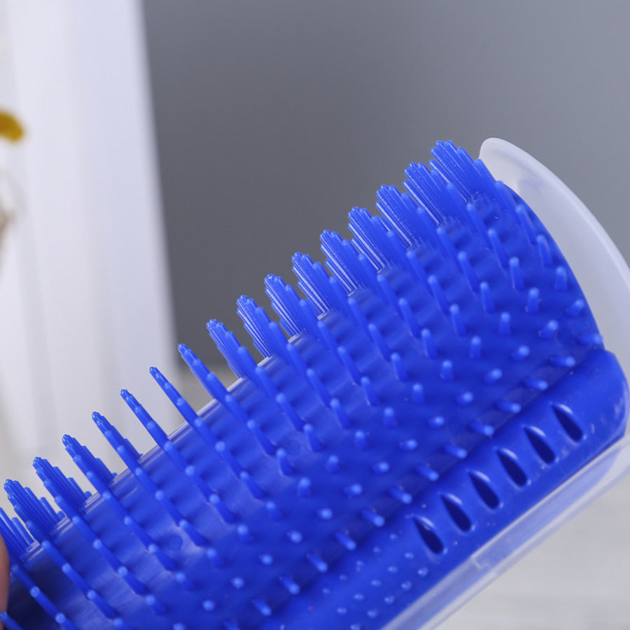 Cat Corner Brush with Catnip & Comb