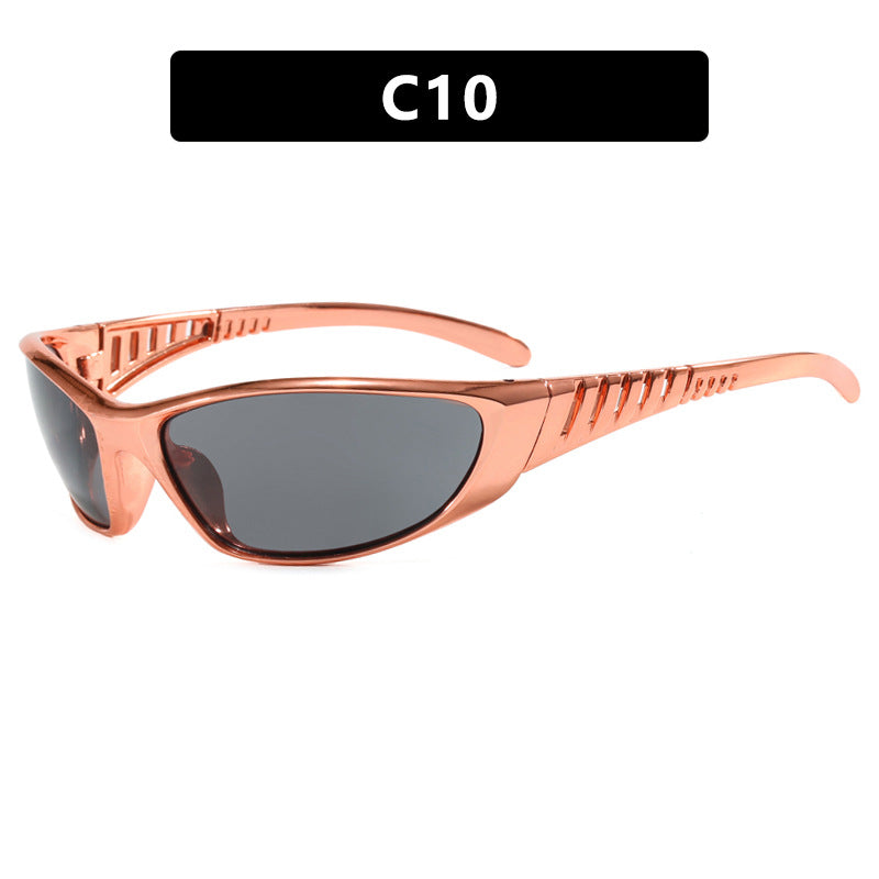 Y2K Retro Future Tech Sunglasses for Women