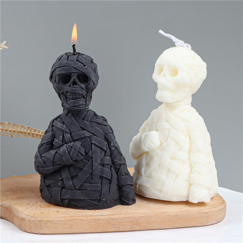 Zombie Skull Silicone Candle Mold
