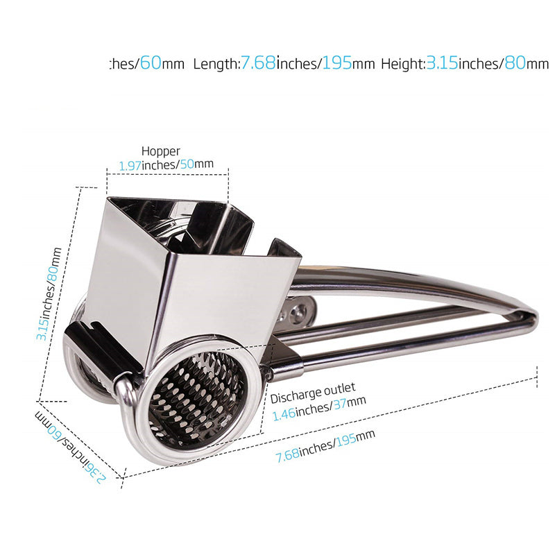304 Stainless Steel Cheese & Vegetable Grater
