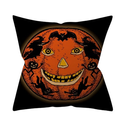 Halloween Pumpkin Cushion Cover 45x45cm