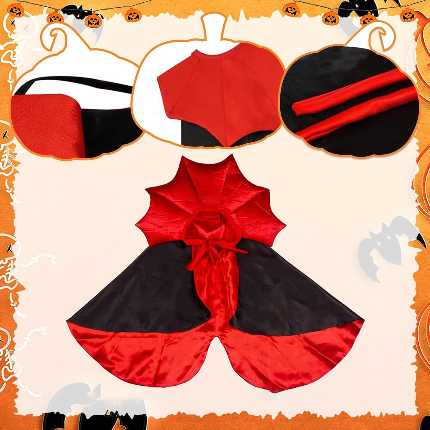 Halloween Pet Bat Costume
