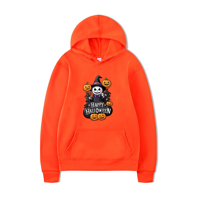 Halloween Printed Hoodie Sweatshirt